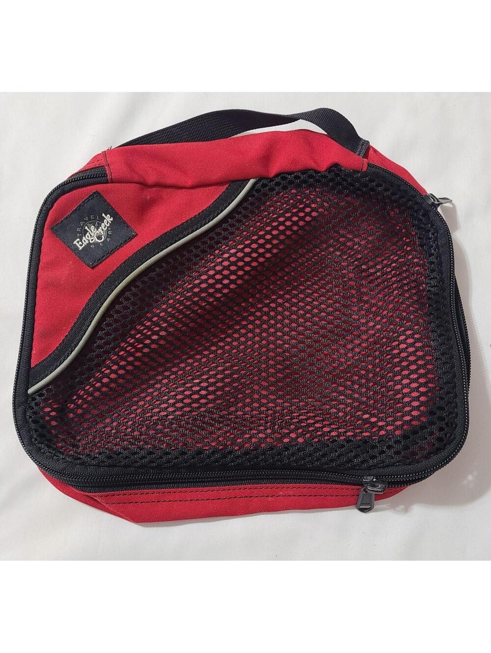 Eagle Creek Travel Gear Pack-It Cube Red Mesh Panel 8"x10" Storage Organizer GUC
